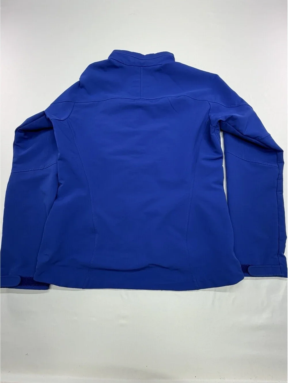 Vintage Patagonia Men's Blue Softshell Jacket Med Zipped Pockets Lightwt *Flaws